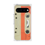 プレミアムスクエアケース with Pixelsnap［ RETORO CASSETTE TAPE - Opacity White ］