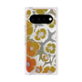 プレミアムスクエアケース with Pixelsnap［ y2k(Year2000) - Flower - Yellow Gray ］