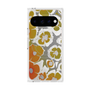 プレミアムスクエアケース with Pixelsnap［ y2k(Year2000) - Flower - Yellow Gray ］
