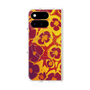 プレミアムスクエアケース with Pixelsnap［ y2k(Year2000) - Flower - Orange purple ］