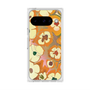プレミアムスクエアケース with Pixelsnap［ y2k(Year2000) - Flower - Orange Pink ］
