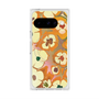 プレミアムスクエアケース with Pixelsnap［ y2k(Year2000) - Flower - Orange Pink ］