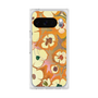 プレミアムスクエアケース with Pixelsnap［ y2k(Year2000) - Flower - Orange Pink ］