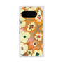 プレミアムスクエアケース with Pixelsnap［ y2k(Year2000) - Flower - Orange Pink ］