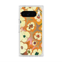 プレミアムスクエアケース with Pixelsnap［ y2k(Year2000) - Flower - Orange Pink ］