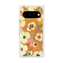 プレミアムスクエアケース with Pixelsnap［ y2k(Year2000) - Flower - Orange Pink ］