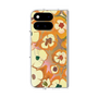 プレミアムスクエアケース with Pixelsnap［ y2k(Year2000) - Flower - Orange Pink ］