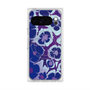 プレミアムスクエアケース with Pixelsnap［ y2k(Year2000) - Flower - Rich Purple ］