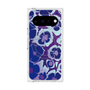 プレミアムスクエアケース with Pixelsnap［ y2k(Year2000) - Flower - Rich Purple ］