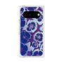 プレミアムスクエアケース with Pixelsnap［ y2k(Year2000) - Flower - Rich Purple ］