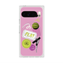 プレミアムスクエアケース with Pixelsnap［ Playful sticker - Dusty Pink ］