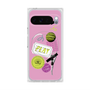 プレミアムスクエアケース with Pixelsnap［ Playful sticker - Dusty Pink ］