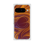 プレミアムスクエアケース with Pixelsnap［ y2k(Year2000) - Heart - High contrast Orange ］