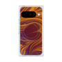 プレミアムスクエアケース with Pixelsnap［ y2k(Year2000) - Heart - High contrast Orange ］