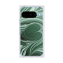 プレミアムスクエアケース with Pixelsnap［ y2k(Year2000) - Heart - Full Green ］