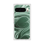 プレミアムスクエアケース with Pixelsnap［ y2k(Year2000) - Heart - Full Green ］
