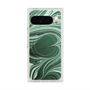 プレミアムスクエアケース with Pixelsnap［ y2k(Year2000) - Heart - Full Green ］