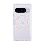 プレミアムスクエアケース with Pixelsnap［ LANVIN en Bleu - Monogram - Pink ］