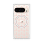 プレミアムスクエアケース with Pixelsnap［ LANVIN en Bleu - Monogram - Pink ］