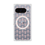 プレミアムスクエアケース with Pixelsnap［ LANVIN en Bleu - Monogram - Pink ］