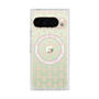 プレミアムスクエアケース with Pixelsnap［ LANVIN en Bleu - Monogram - Pink ］