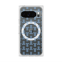 プレミアムスクエアケース with Pixelsnap［ LANVIN en Bleu - Monogram - Blue ］