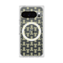 プレミアムスクエアケース with Pixelsnap［ LANVIN en Bleu - Monogram - Yellow ］
