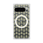 プレミアムスクエアケース with Pixelsnap［ LANVIN en Bleu - Monogram - Yellow ］
