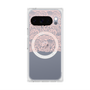 プレミアムスクエアケース with Pixelsnap［ LANVIN en Bleu - Lace - Pink ］