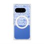プレミアムスクエアケース with Pixelsnap［ LANVIN en Bleu - Lace - White ］