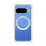 プレミアムスクエアケース with Pixelsnap［ LANVIN en Bleu - Lace - Blue ］