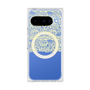 プレミアムスクエアケース with Pixelsnap［ LANVIN en Bleu - Lace - Yellow ］