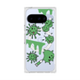 プレミアムスクエアケース with Pixelsnap［ PAINTING SMILE Green ］
