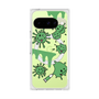 プレミアムスクエアケース with Pixelsnap［ PAINTING SMILE Green ］