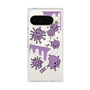 プレミアムスクエアケース with Pixelsnap［ PAINTING SMILE Purple ］
