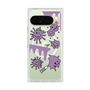 プレミアムスクエアケース with Pixelsnap［ PAINTING SMILE Purple ］