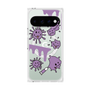 プレミアムスクエアケース with Pixelsnap［ PAINTING SMILE Purple ］