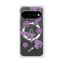 プレミアムスクエアケース with Pixelsnap［ PAINTING SMILE Purple ］
