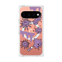 プレミアムスクエアケース with Pixelsnap［ PAINTING SMILE Purple ］