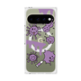 プレミアムスクエアケース with Pixelsnap［ PAINTING SMILE Purple ］