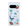 プレミアムスクエアケース with Pixelsnap［ DRAWING PAPER Blue ］