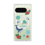 プレミアムスクエアケース with Pixelsnap［ DRAWING PAPER Blue ］