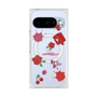 プレミアムスクエアケース with Pixelsnap［ DRAWING PAPER Red ］