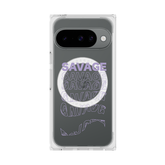 プレミアムスクエアケース with Pixelsnap［ SAVAGE Purple ］
