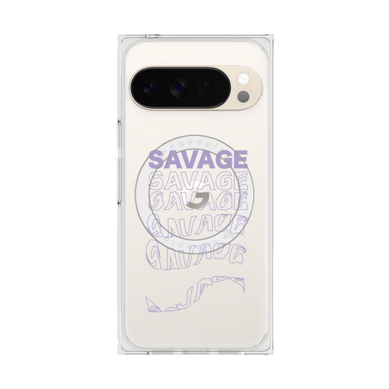 プレミアムスクエアケース with Pixelsnap［ SAVAGE Purple ］