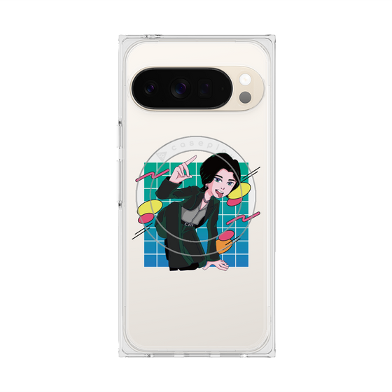 プレミアムスクエアケース with Pixelsnap［ KARUMA Character Design CASE ］