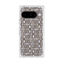 プレミアムスクエアケース with Pixelsnap［ LANVIN en Bleu - Logo Pattern - Black ］