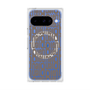 プレミアムスクエアケース with Pixelsnap［ LANVIN en Bleu - Logo Pattern - Black ］