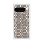 プレミアムスクエアケース with Pixelsnap［ LANVIN en Bleu - Logo Pattern - Black ］