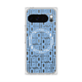 プレミアムスクエアケース with Pixelsnap［ LANVIN en Bleu - Logo Pattern - Blue ］